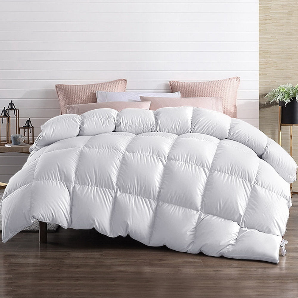 Giselle Bedding King Size 700GSM Goose Down Feather Quilt - House Things Home & Garden > Bedding