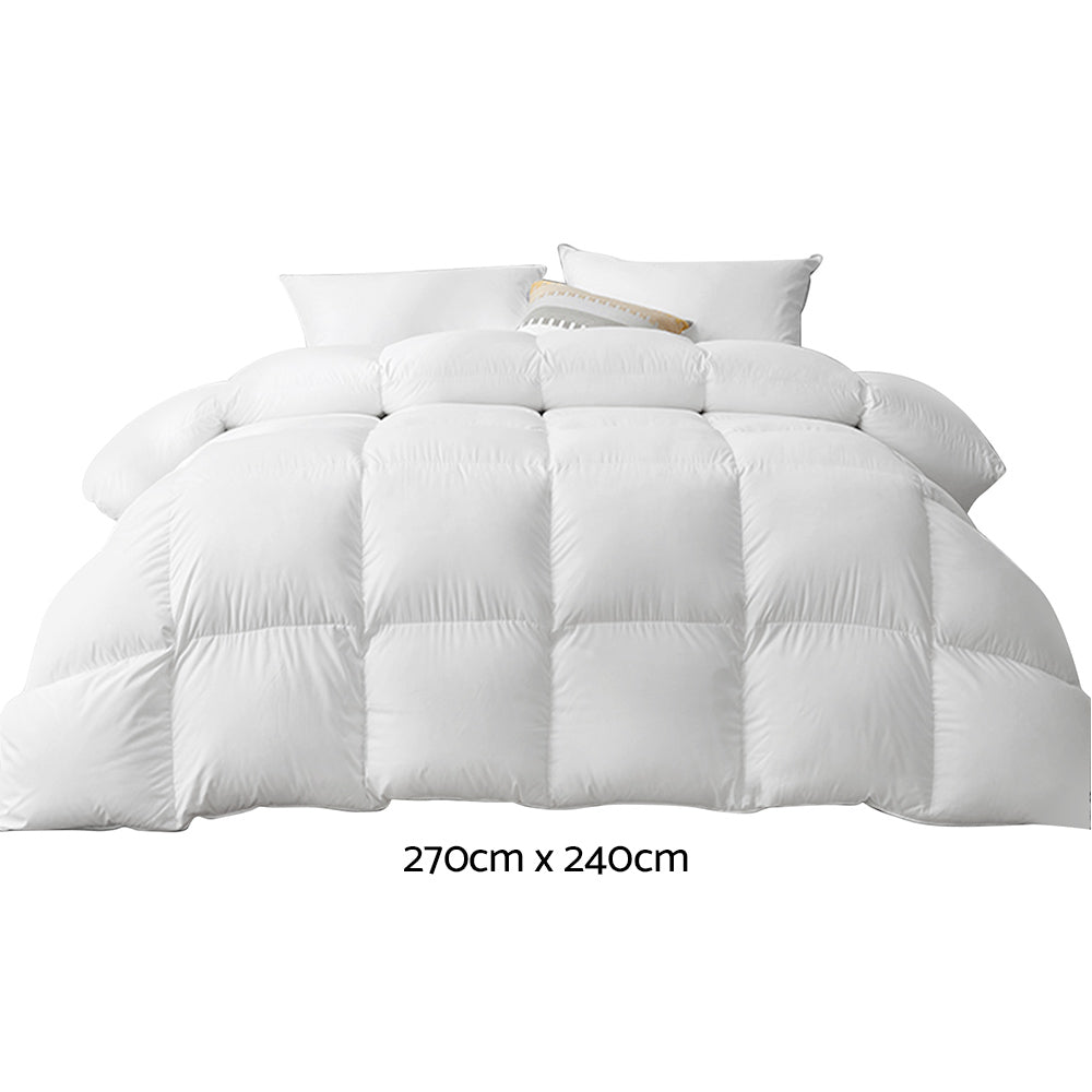 Giselle Bedding Super King 800GSM Goose Down Feather Quilt - House Things Home & Garden > Bedding
