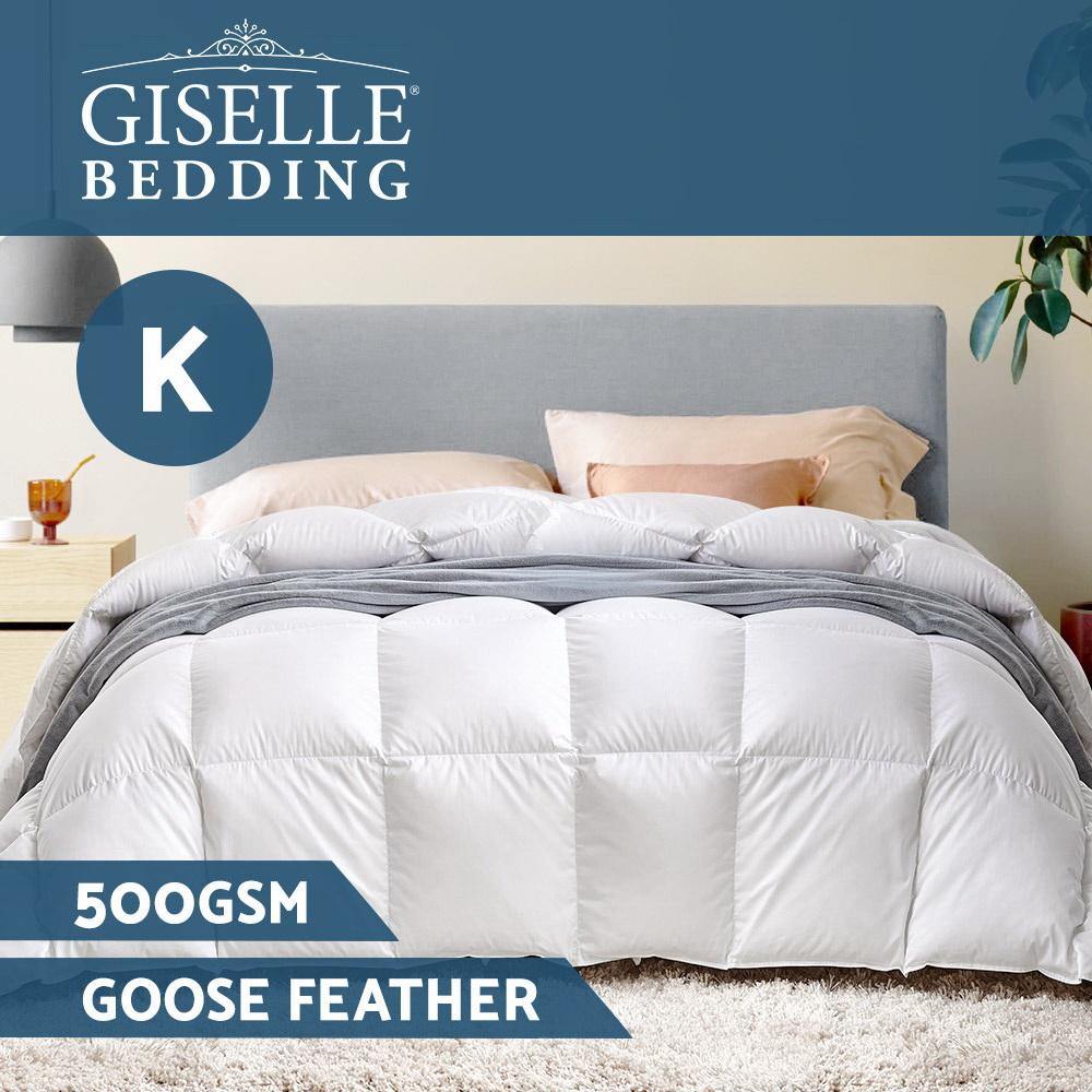 King Size Goose Down Quilt - House Things Home & Garden > Bedding