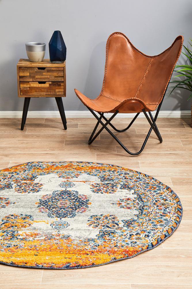 Potter Bone Round Rug - House Things Radiance Collection