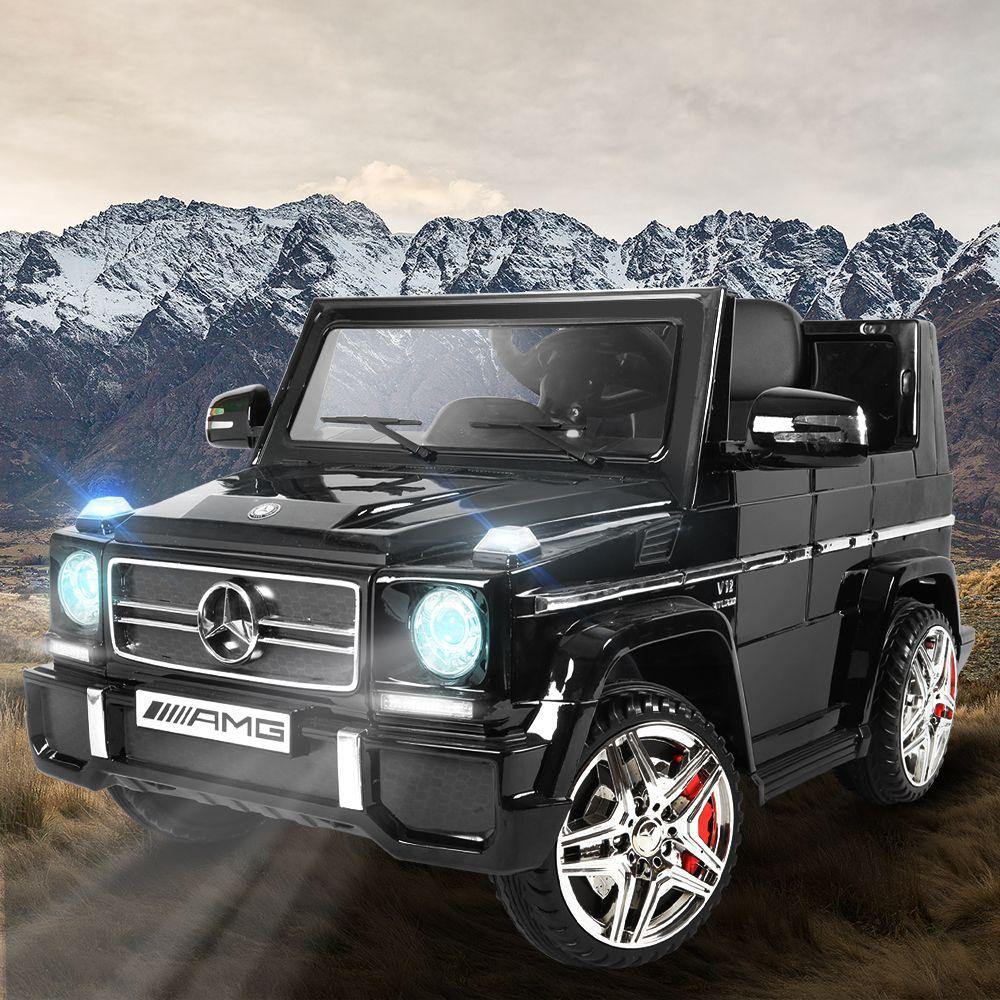 Kids Ride On Car Mercedes Benz Licensed G65 12V Electric Black - House Things Baby & Kids > Cars
