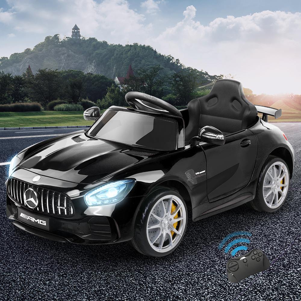 Kids Ride On Car Mercedes Benz AMG GT R Electric Black - House Things Baby & Kids > Cars