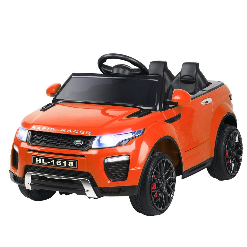 Kids Range Rover Ride On Car Electric 12V Toys Orange - House Things Baby & Kids > Cars