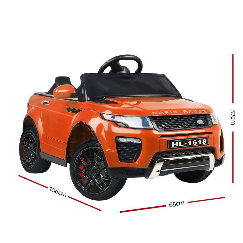 Kids Range Rover Ride On Car Electric 12V Toys Orange - House Things Baby & Kids > Cars