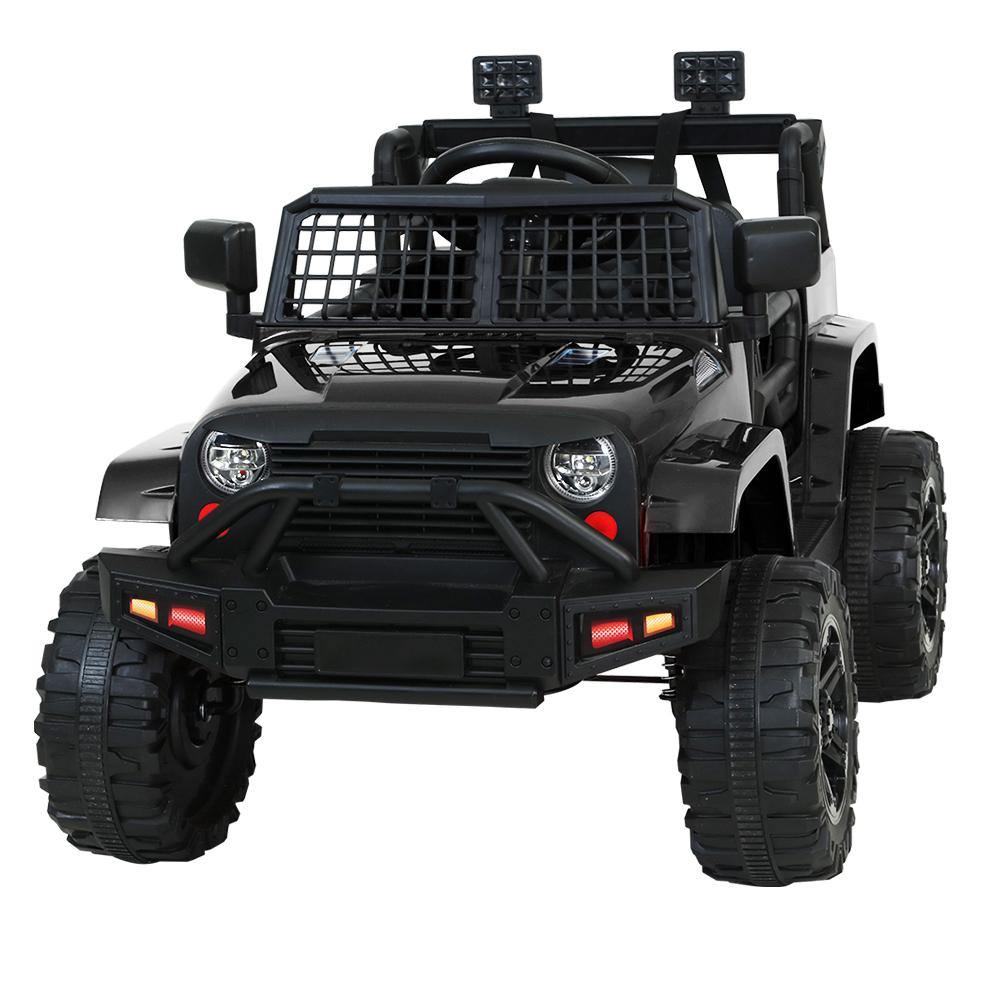 Jeep Kids Ride On Car Electric 12V Car Toys Battery Remote Control Black - House Things Baby & Kids > Cars