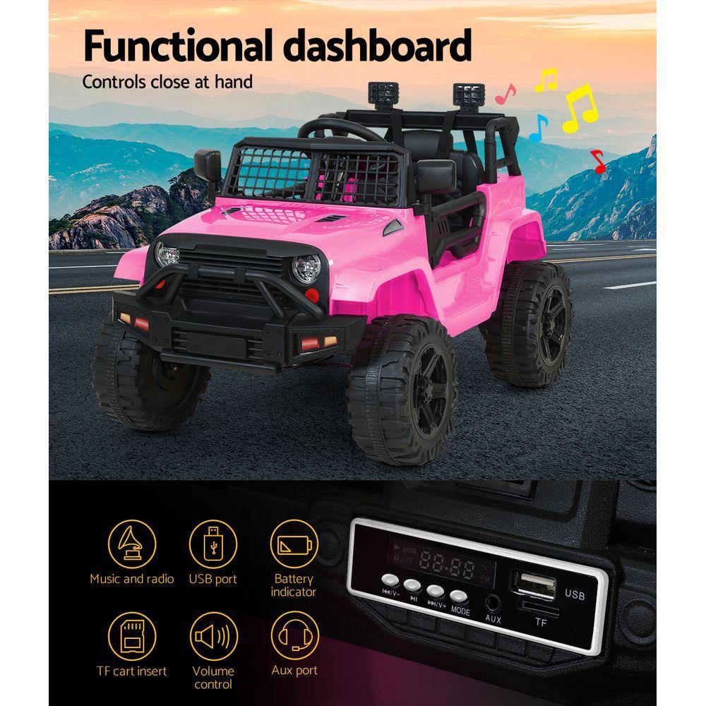 Jeep Kids Ride On Car Remote Control Pink - House Things Baby & Kids > Cars