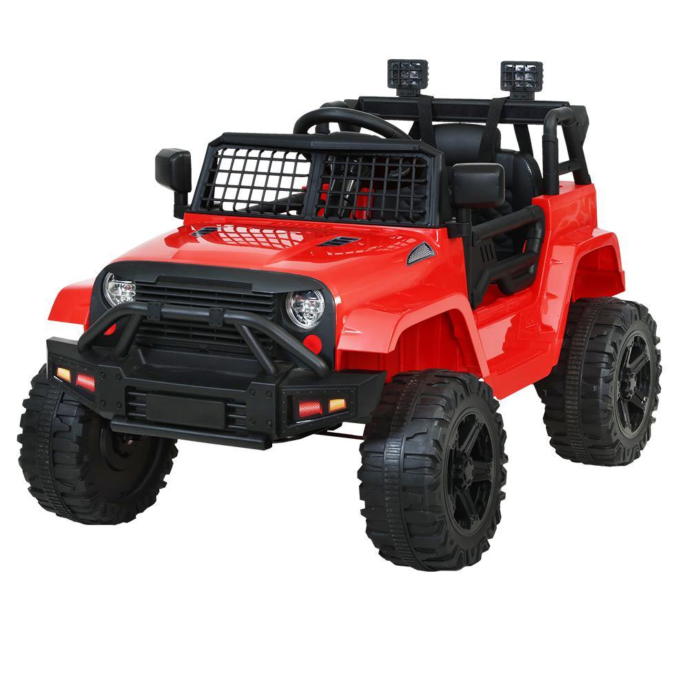 Jeep Kids Ride On Car Remote Control Red - House Things Baby & Kids > Cars