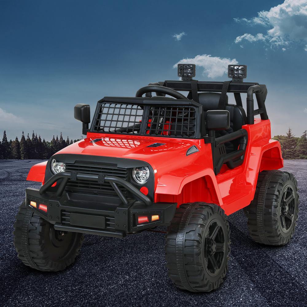 Jeep Kids Ride On Car Remote Control Red - House Things Baby & Kids > Cars