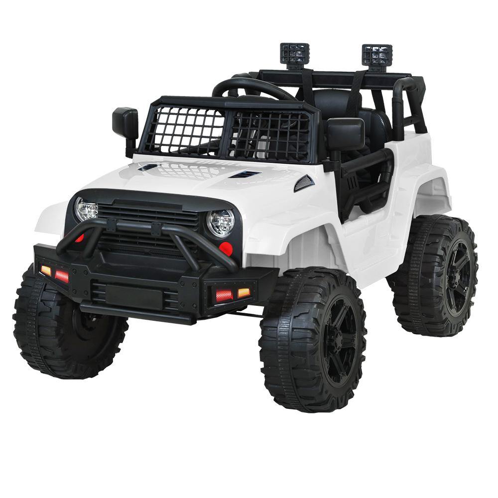 Jeep Kids Ride On Car Remote Control White - House Things Baby & Kids > Cars