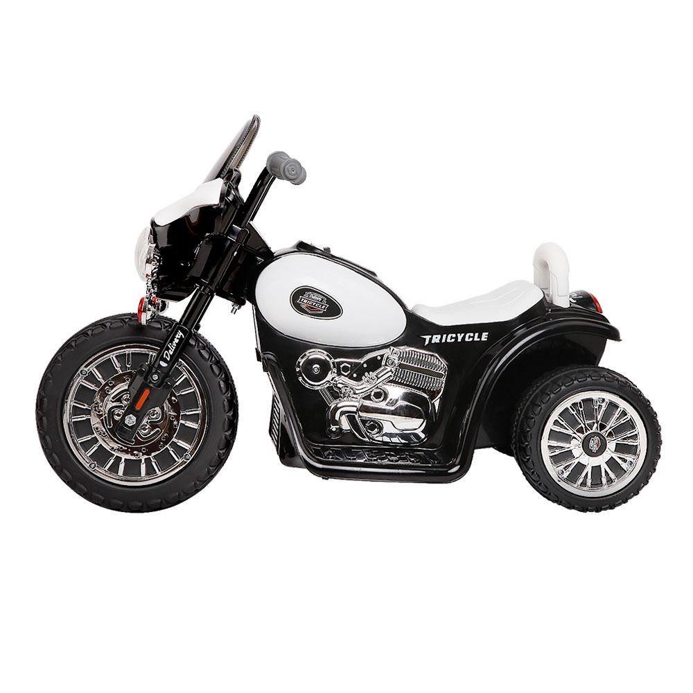 Kids Ride On Motorbike Toys Black White - House Things Baby & Kids > Cars