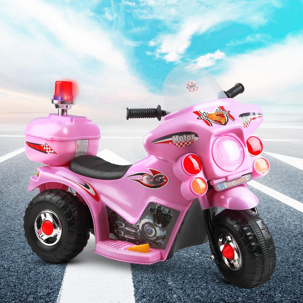 Kids Ride On Motorbike Motorcycle Car Pink House Things
