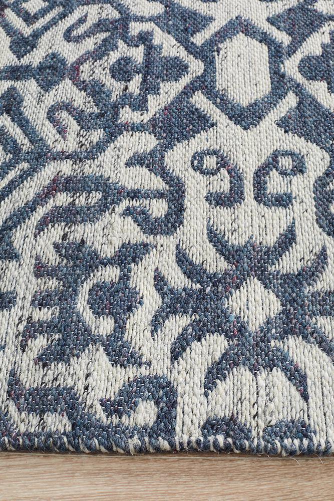 Relic Kian Silver Navy Rug - House Things Relic Collection