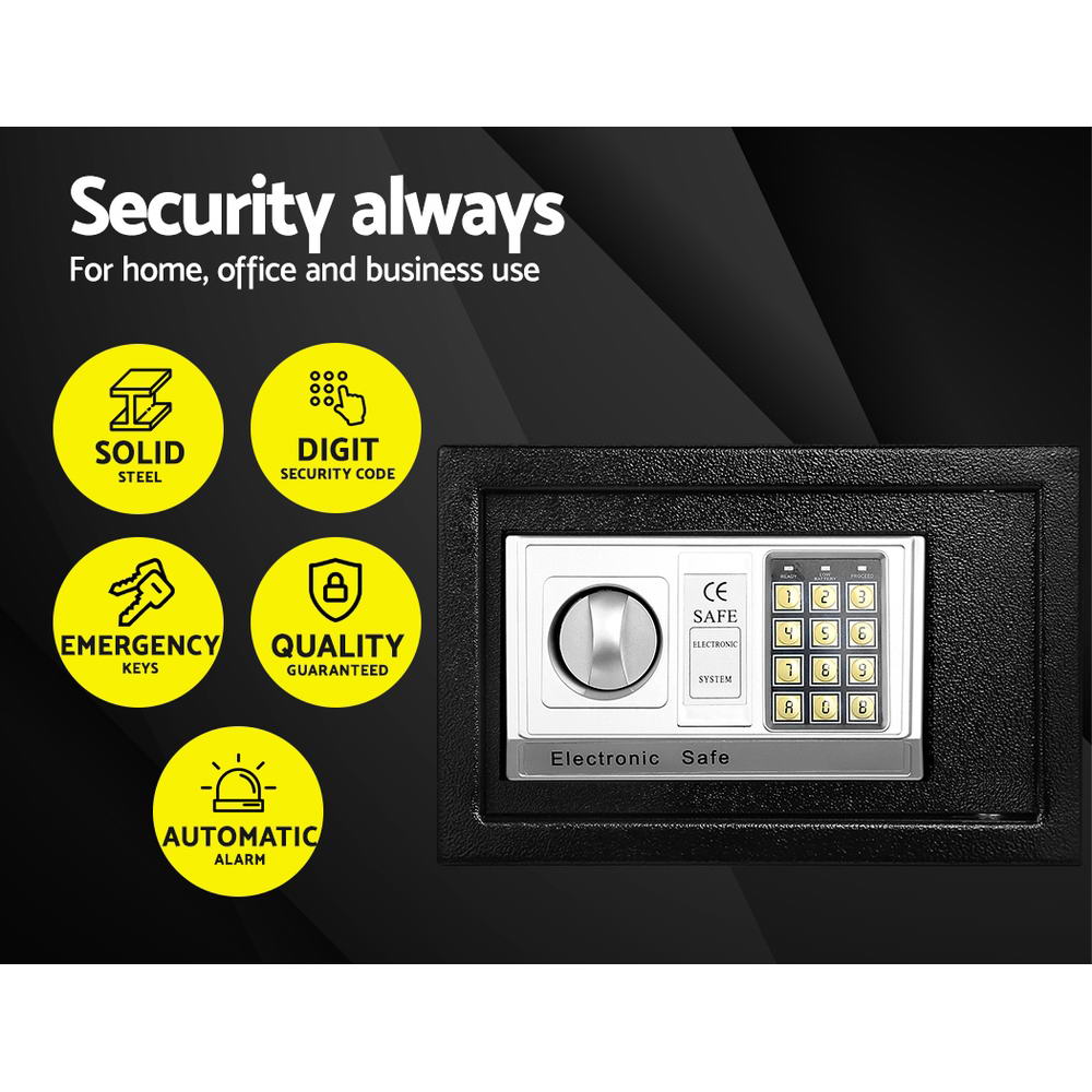 UL-TECH Electronic Safe Digital Security Box 8.5L - House Things Home & Garden > Storage