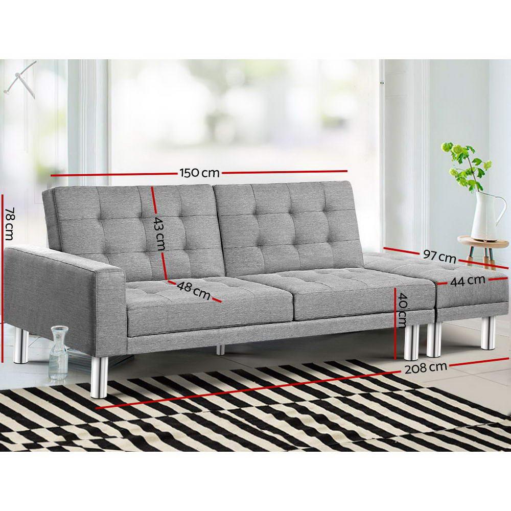 3 Seater Couch Recliner Sofa bed - House Things 