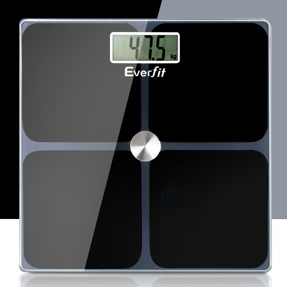 Everfit Bathroom Scales Digital Weighing Scale 180KG Electronic Monitor Tracker - House Things Home & Garden > Scales