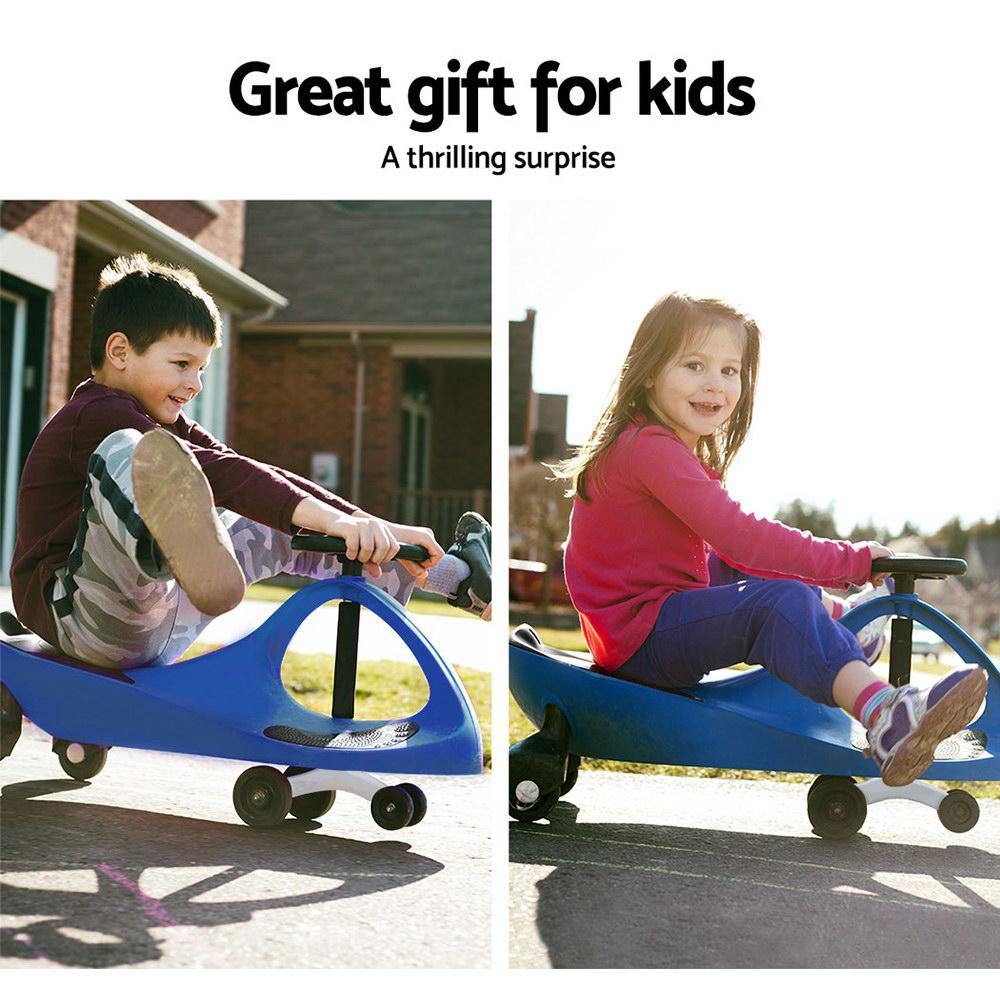 Kids Ride On Swing Car - Blue - House Things Baby & Kids > Cars