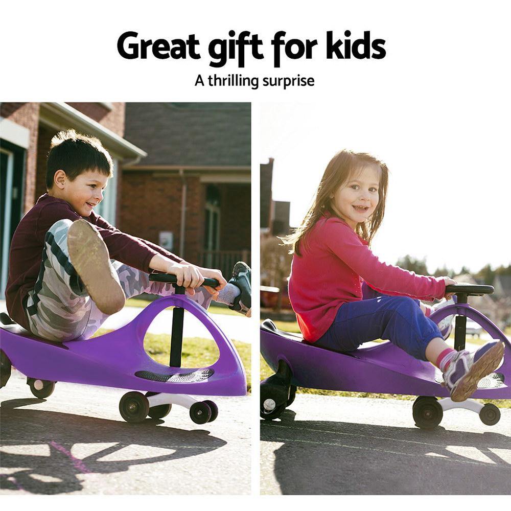 Kids Ride On Swing Car - Purple - House Things Baby & Kids > Cars