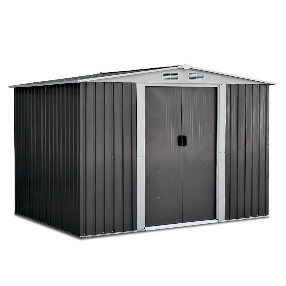 Galvanised Outdoor Garden Storage Shed 257x205x1.78cm - House Things Brand > Giantz
