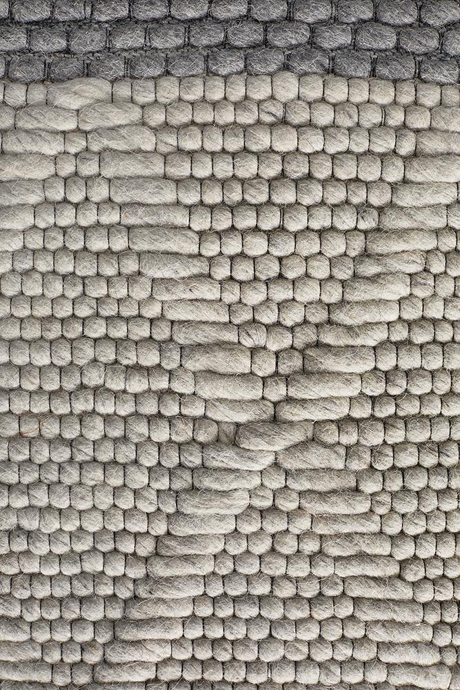 Wonderwall Picco Wool Hatch Textured Rug - House Things Studio Collection