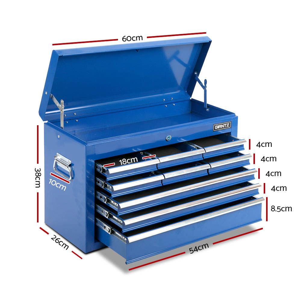14 Drawers Toolbox Chest Cabinet Mechanic Trolley Garage Tool Storage Box - House Things Tools > Tools Storage