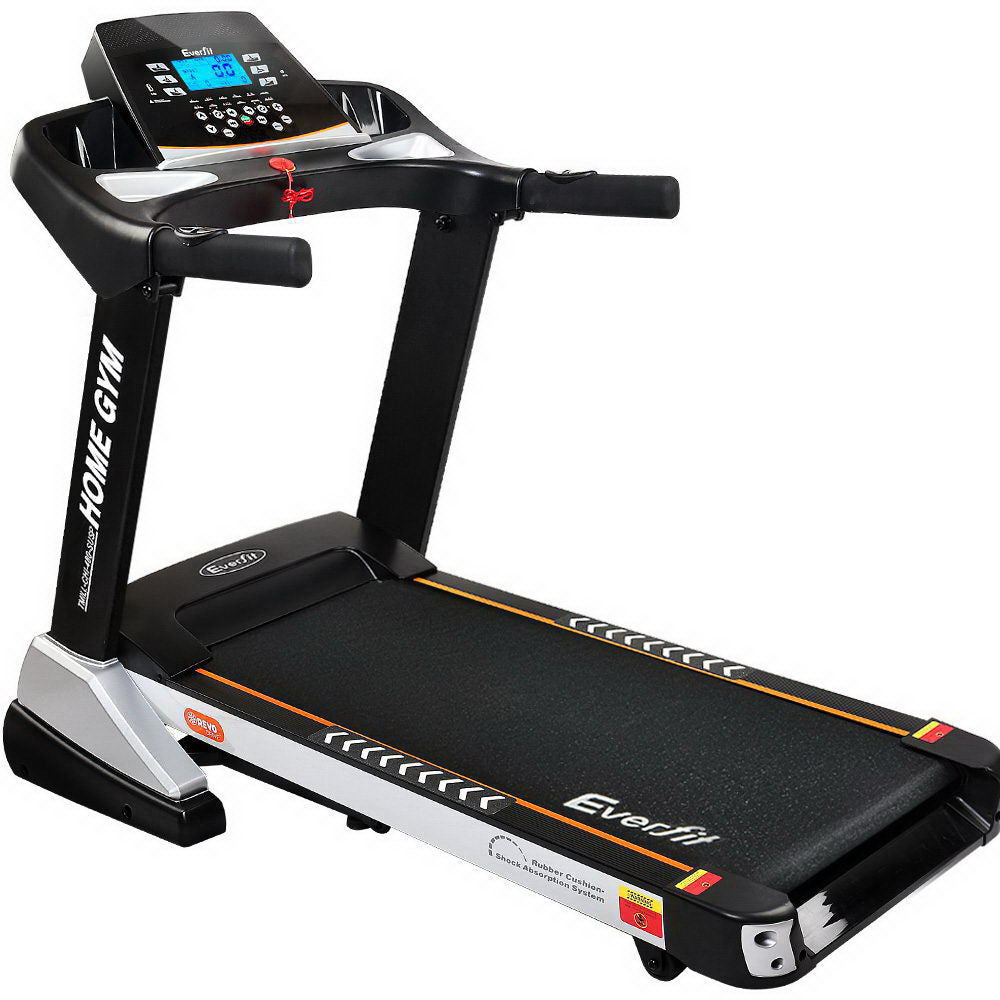 Everfit Electric Treadmill 48cm Incline Running Black - House Things Sports & Fitness > Fitness Accessories