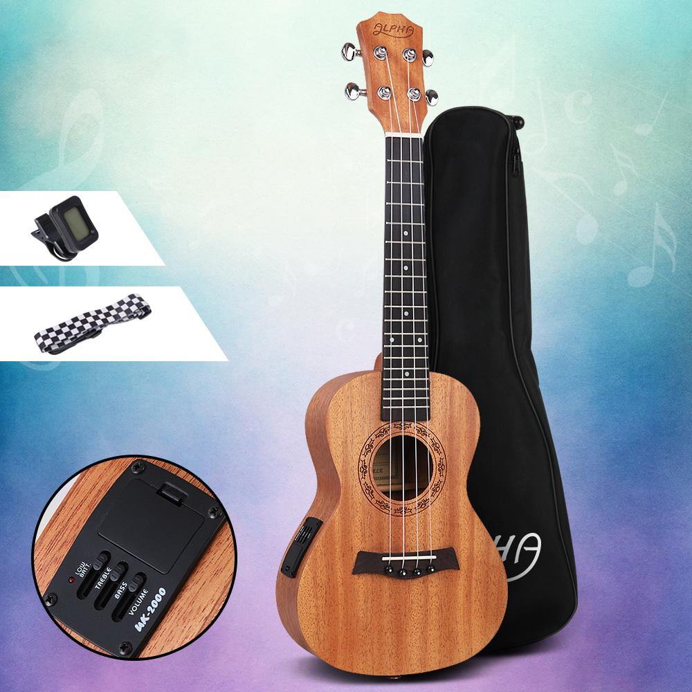 23" Concert Ukulele Electric Mahogany with EQ - House Things Audio & Video > Musical Instrument & Accessories
