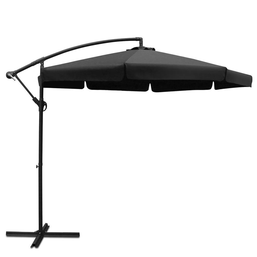 3M Outdoor Umbrella - Black - House Things Furniture > Outdoor
