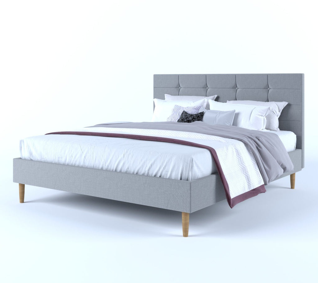 Bed Frame - Stone Grey Double