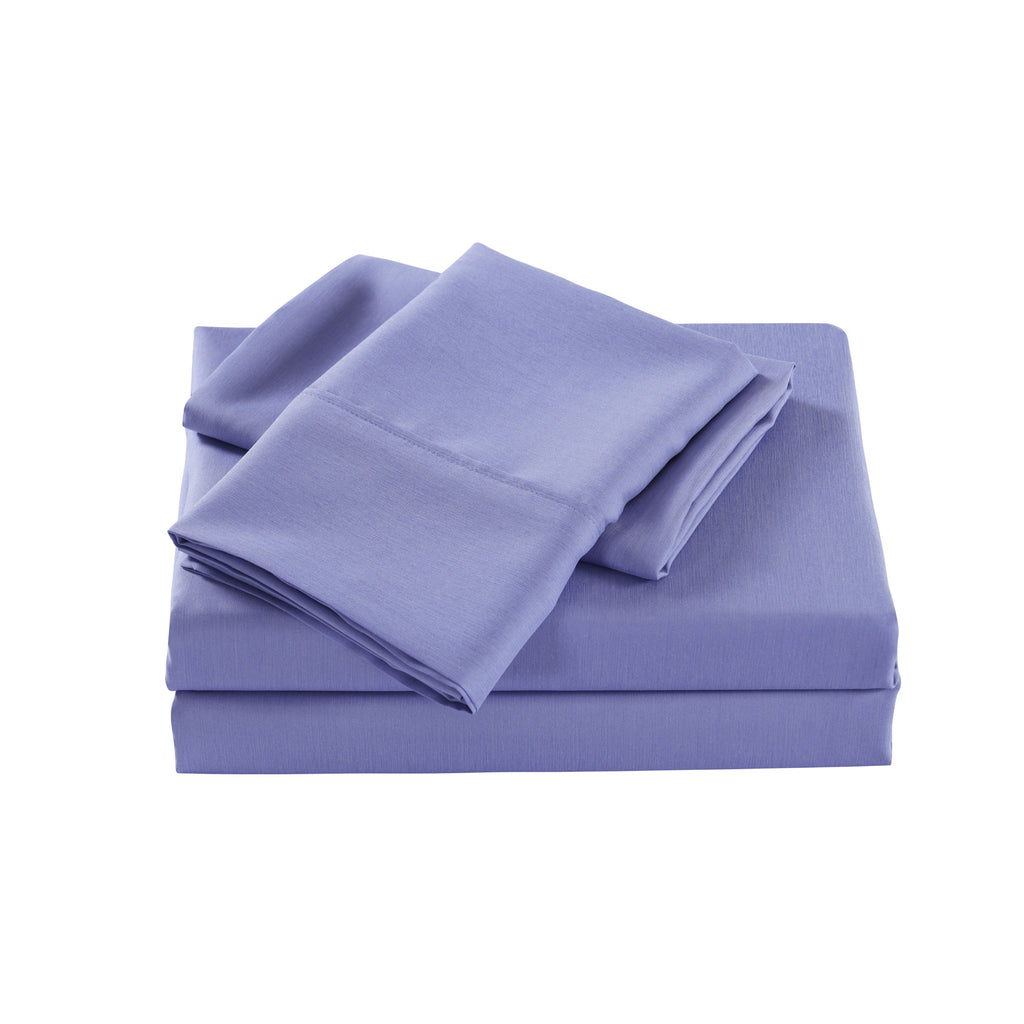 Royal Comfort 2000 Thread Count Bamboo Cooling Sheet Set Ultra Soft Bedding King Mid Blue - House Things Home & Garden > Bedding
