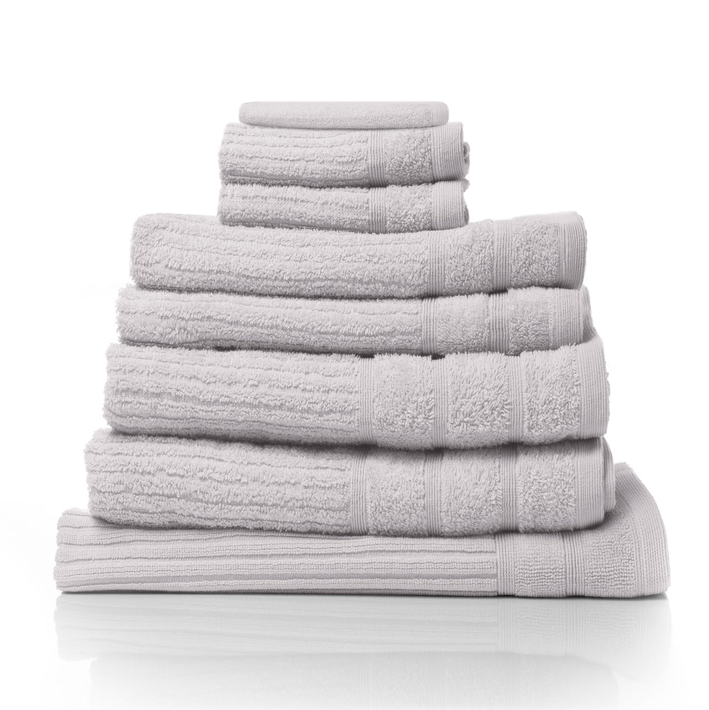 Royal Comfort Eden Egyptian Cotton 600GSM 8 Piece Luxury Bath Towels Set - Holly - House Things Home & Garden > Bathroom Accessories