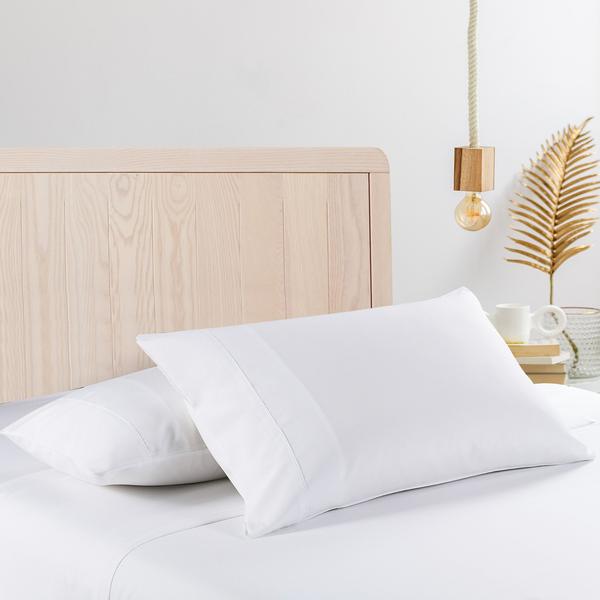Royal Comfort 350GSM Bamboo Quilt, 2000TC Sheet Set And 2 Pack Duck Pillows Set Single White - House Things Home & Garden > Bedding