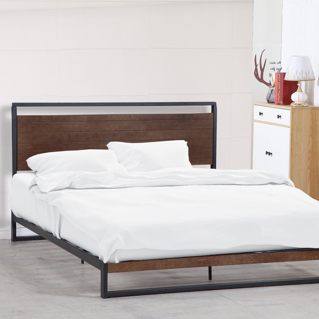 Bronte Plus King Bed Plus Mattress and Bamboo Quilt Package - House Things Furniture > Bedroom
