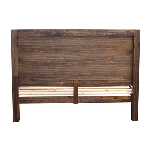Boston Queen Bed Frame Solid Wood Chocolate - House Things Furniture > Bedroom