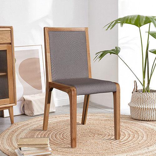 2X Iman Dining Chair Grey and Ash Colour - House Things Furniture > Dining