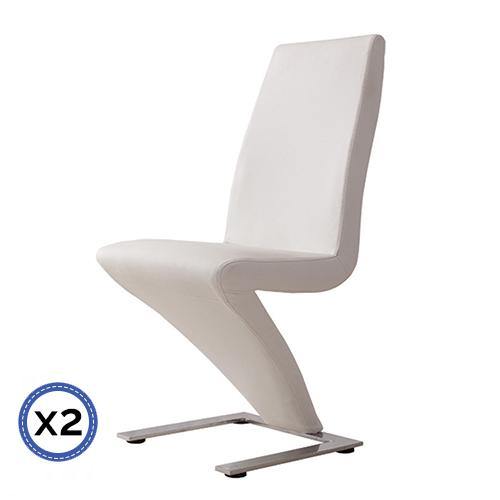 2 X Gravity Chair White - House Things Furniture > Dining