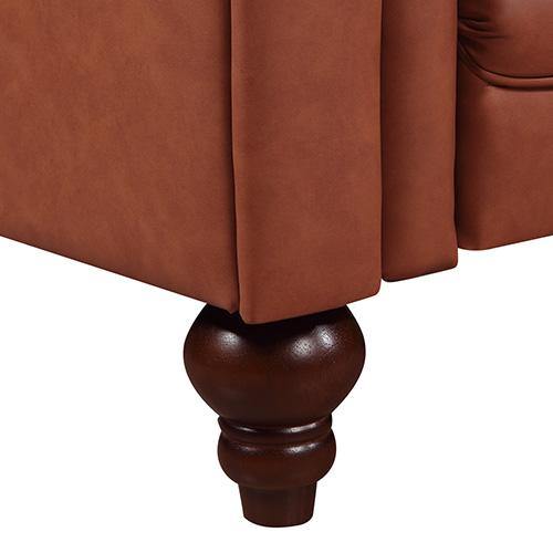 Laeticia 1 Seater Brown - House Things Furniture > Living Room