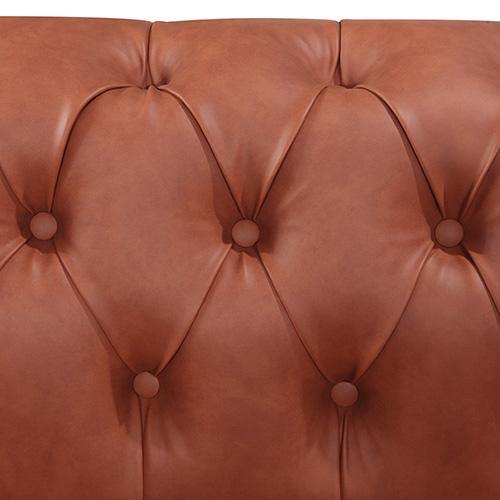 Laeticia 2 Seater Brown - House Things Furniture > Sofas