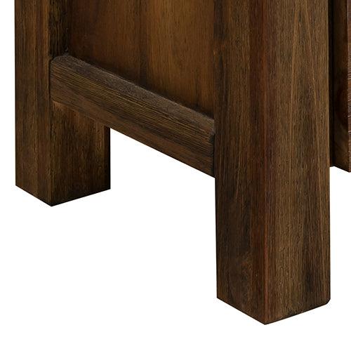 3 Drawer TV Cabinet with Shelf Solid Wood - House Things Furniture > Living Room