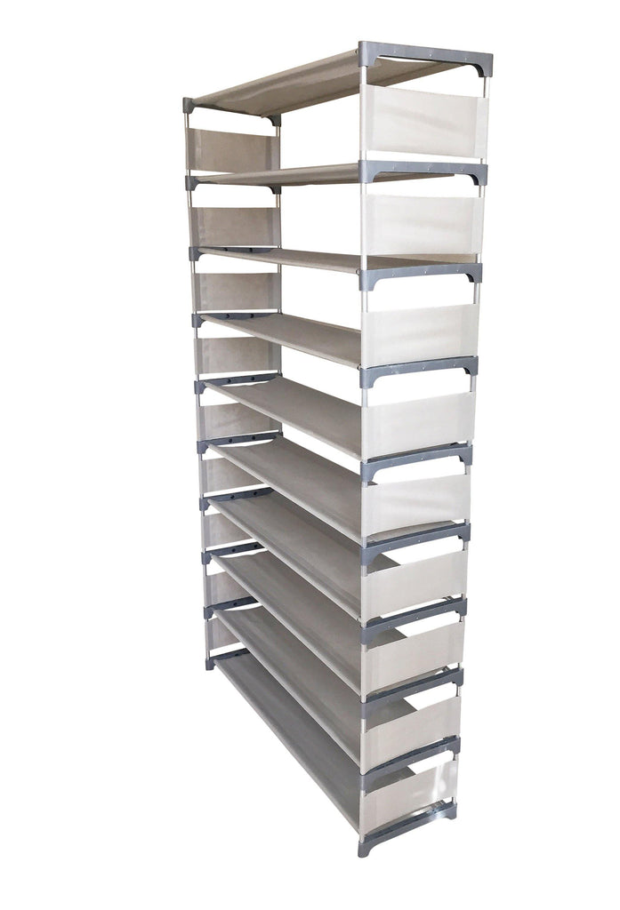 50 Pairs 10 Tiers Shoe Rack - House Things Home & Garden > Storage