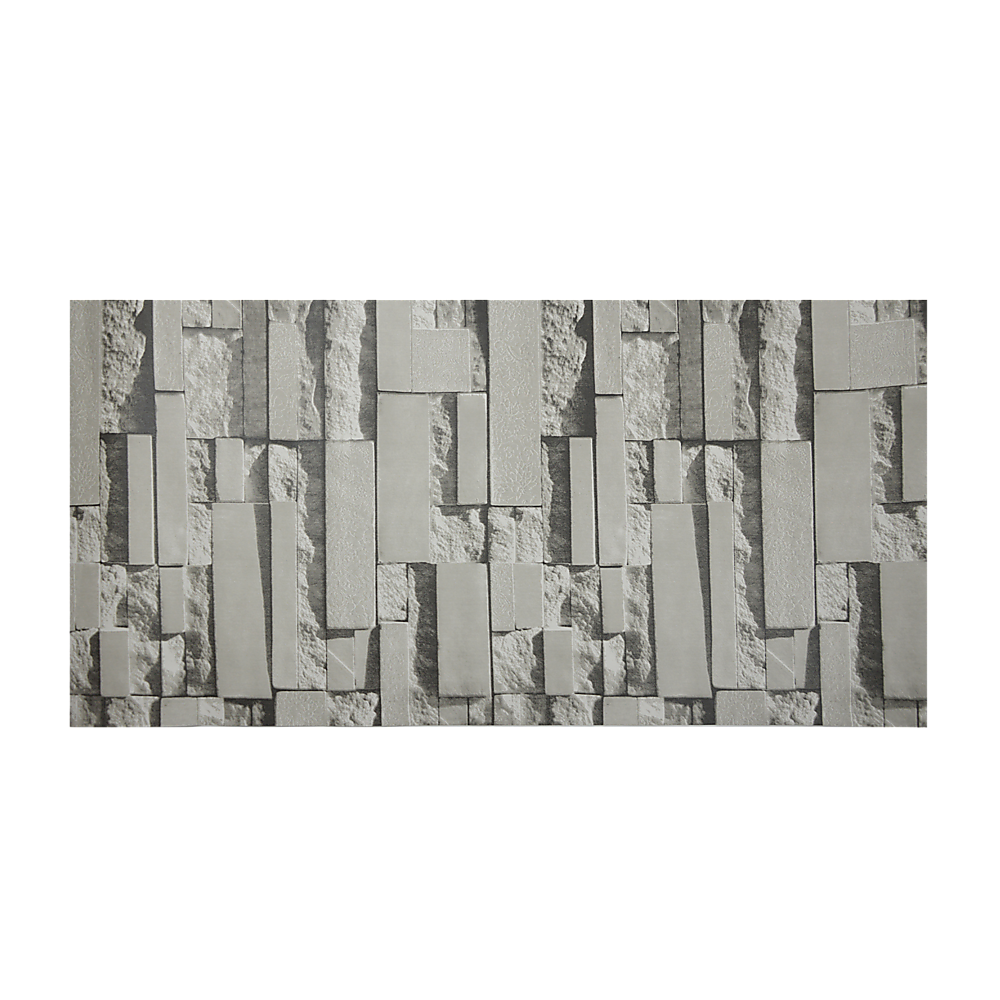 Wallpaper Brick Pattern 3D Textured Non-woven Wall Paper Roll - House Things Home & Garden > Home & Garden Others