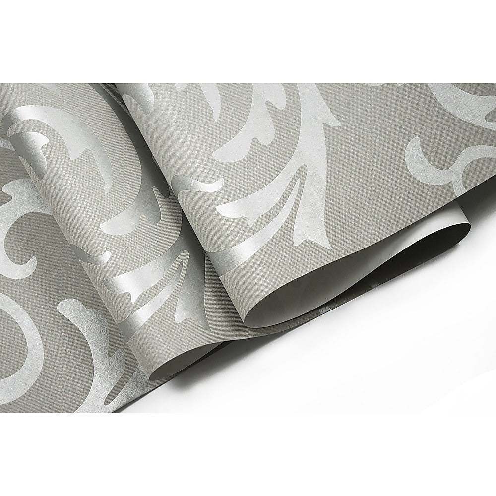 Wallpaper Silver Flower Pattern Non-woven Wall Paper Roll - House Things Home & Garden > Home & Garden Others