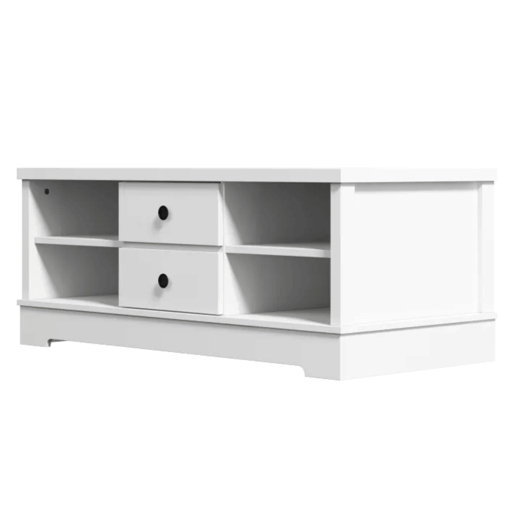 Margaux White Coastal Style Coffee Table with Drawers - House Things Furniture > Living Room