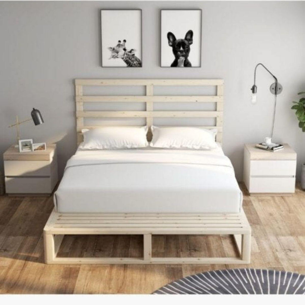 King Single Pallet Bed Frame Bed Base - Housethings 