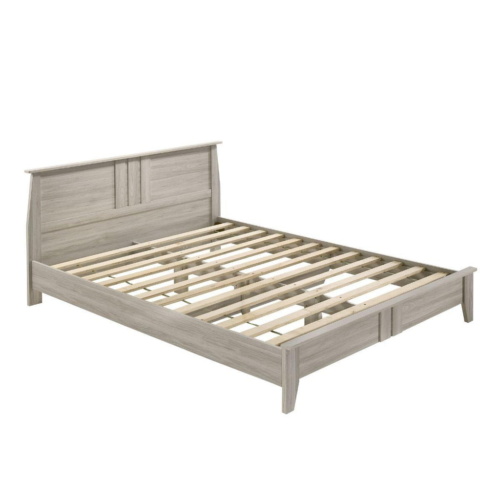 Queen Wooden Bed Frame Base - Housethings 