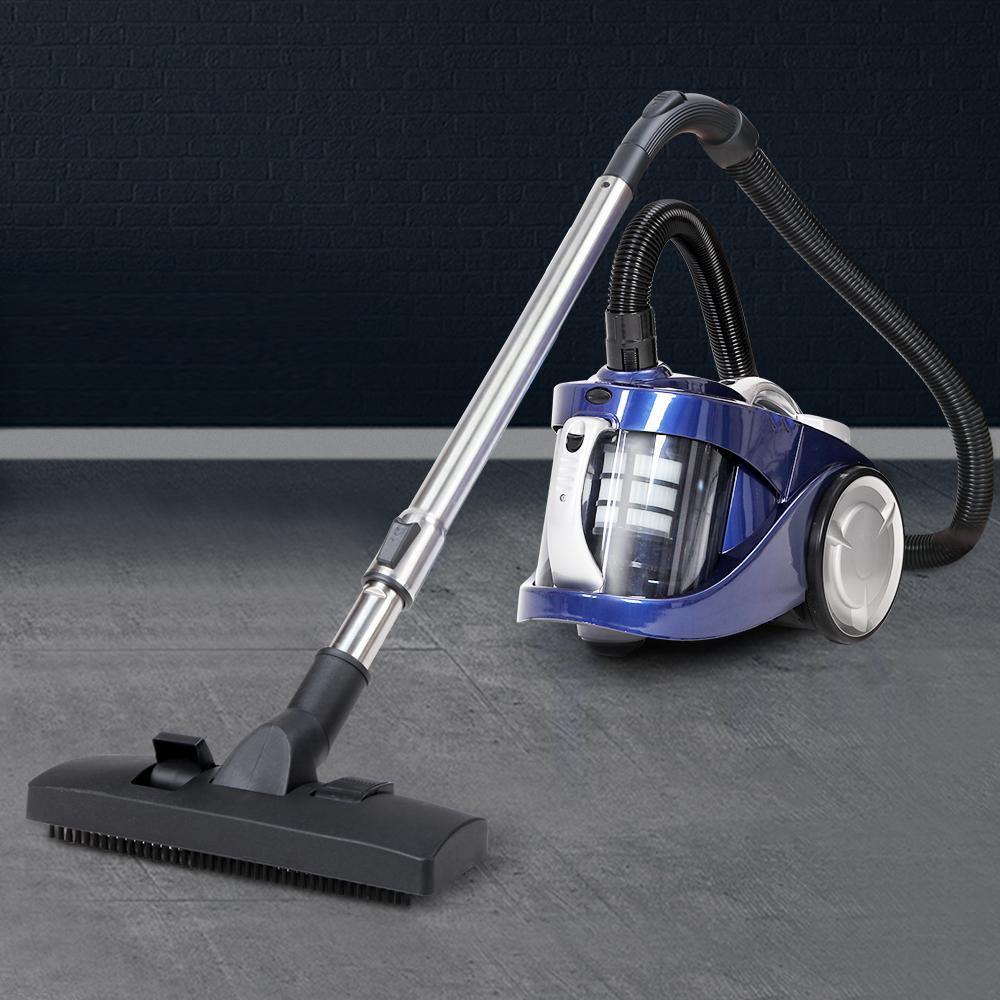 "Devanti Vacuum Cleaner Bagless Cyclone Cyclonic Vac Home Office Car 2200W Blue - House Things Appliances > Vacuum Cleaners
