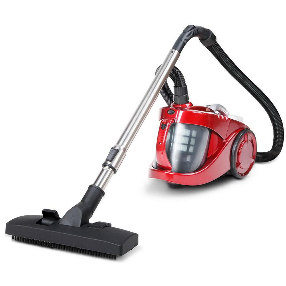 "Devanti Bagless Vacuum Cleaner Cleaners HEPA Filter 2200W Red - House Things Appliances > Vacuum Cleaners