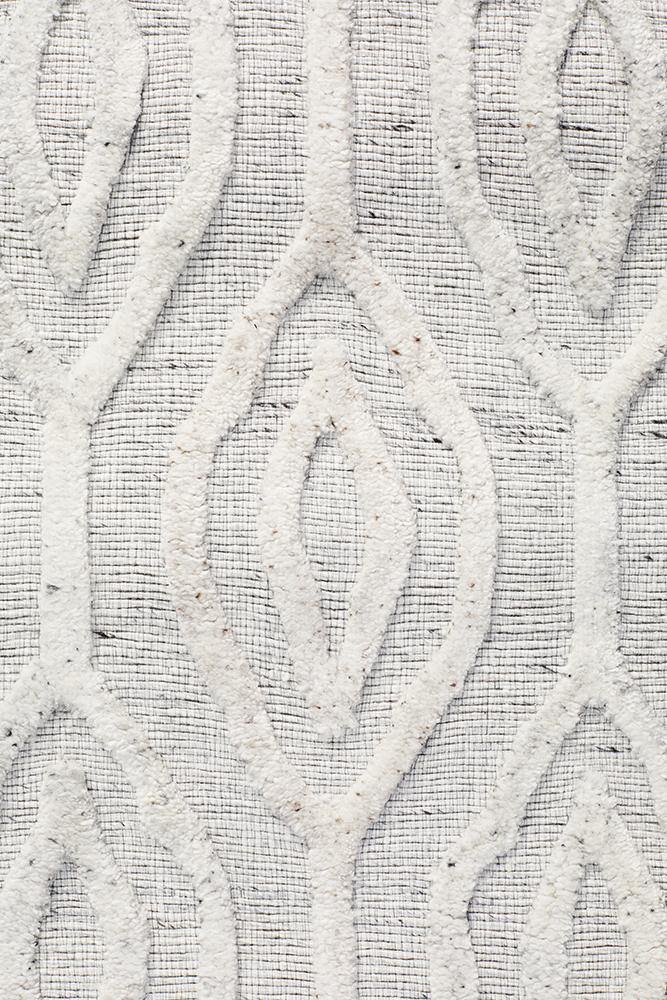 Visions Winter Wish White Modern Rug - House Things Visions Collection