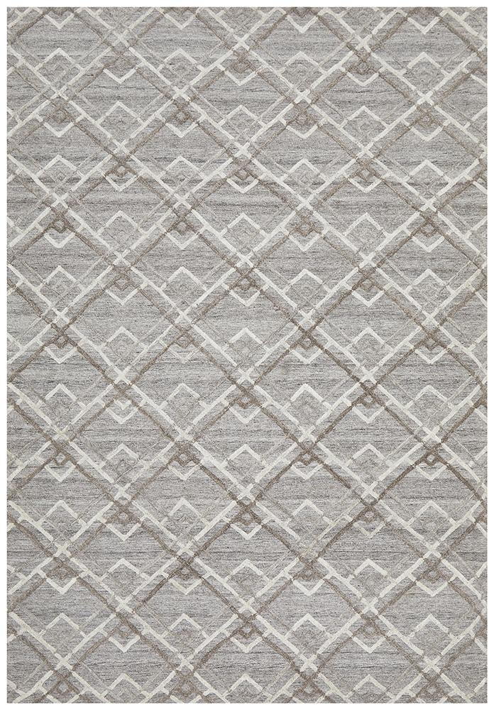 Visions Winter Silver Stream Modern Rug - House Things Visions Collection