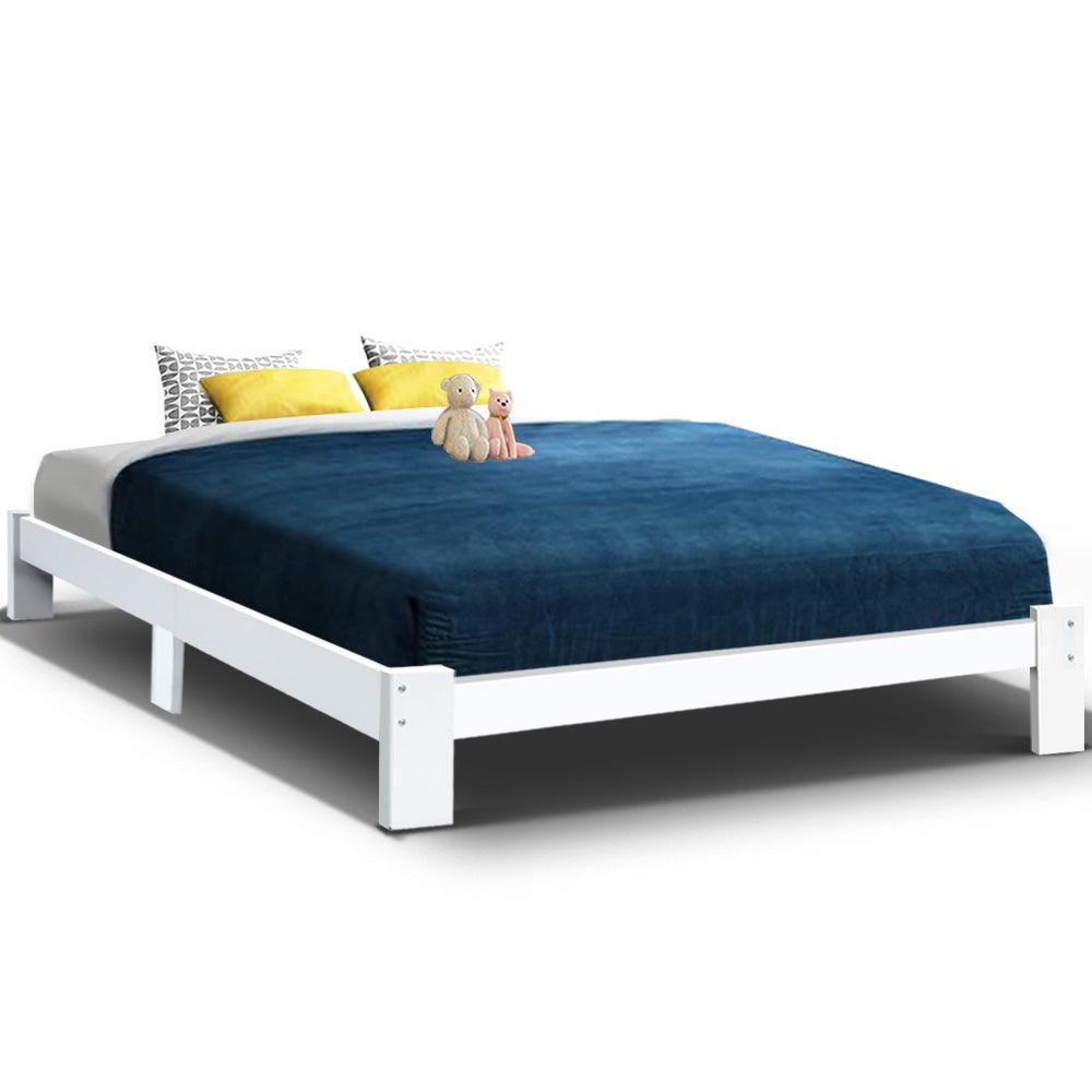 Bed Frame King Size Wood - House Things 