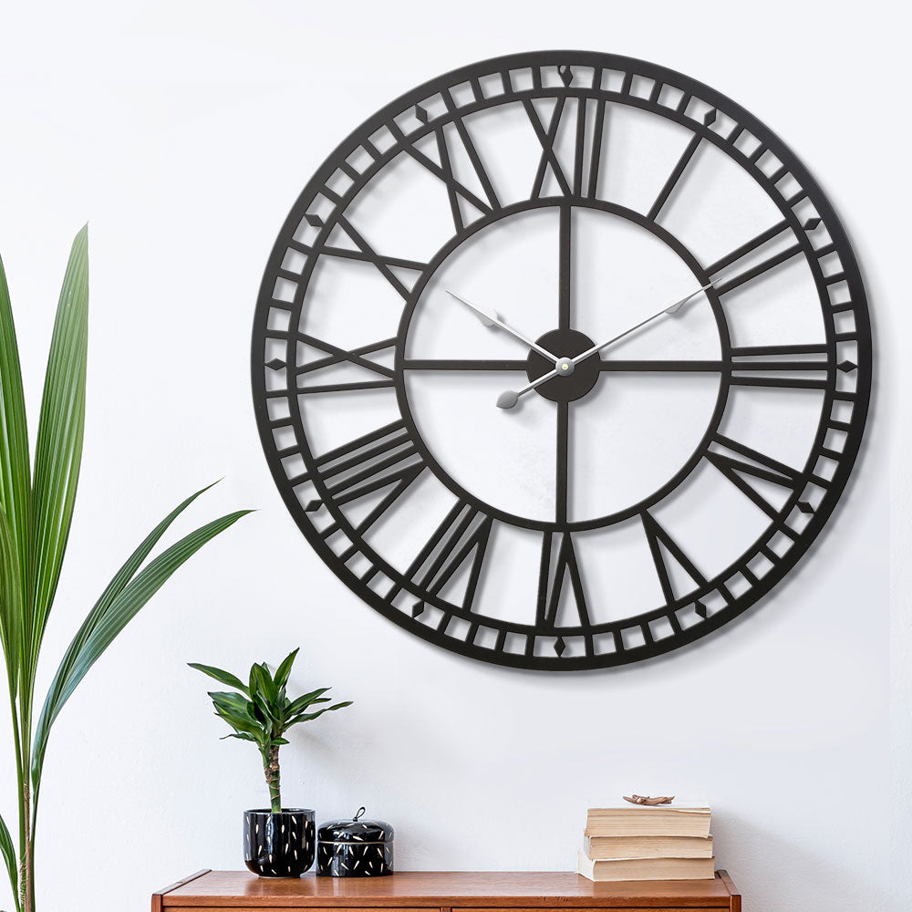 Large Wall Clock Modern Vintage 60CM - House Things Home & Garden > DIY